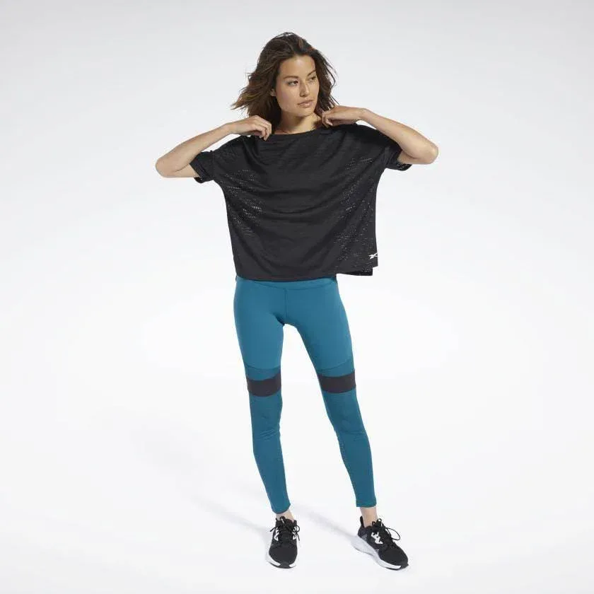 חולצת ריבוק נשים Reebok TS TEE PERF MESH FK7103 - Image 3